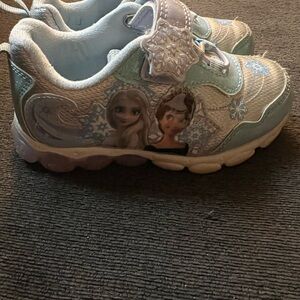 Frozen Kids Light-Up Sneakers - Blue